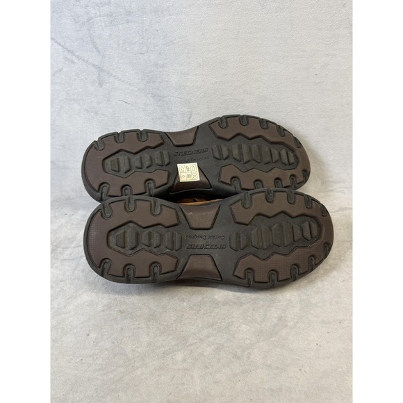 Skechers Shoes Mens Size 9.5 Brown Relaxed Fit Slip On Loafers SN 66146 - Picture 11 of 14